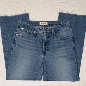 Madewell Straight Leg Denim Jeans - Classic Blue